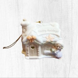 Precious moments happy holidays home 1995 ornament